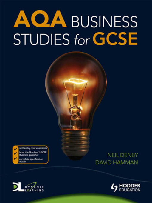 Title details for AQA Business Studies for GCSE by Neil Denby - Available